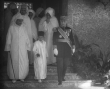 Le Sultan Mohammed V et le prince héritier en compagnie du Général Noguès