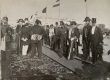 Le corps diplomatique sur le débarcadère à Tanger  en attente de l'Empereur Wilhems II