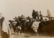 Débarquement de chevaux des troupes marocaines à Tétouan